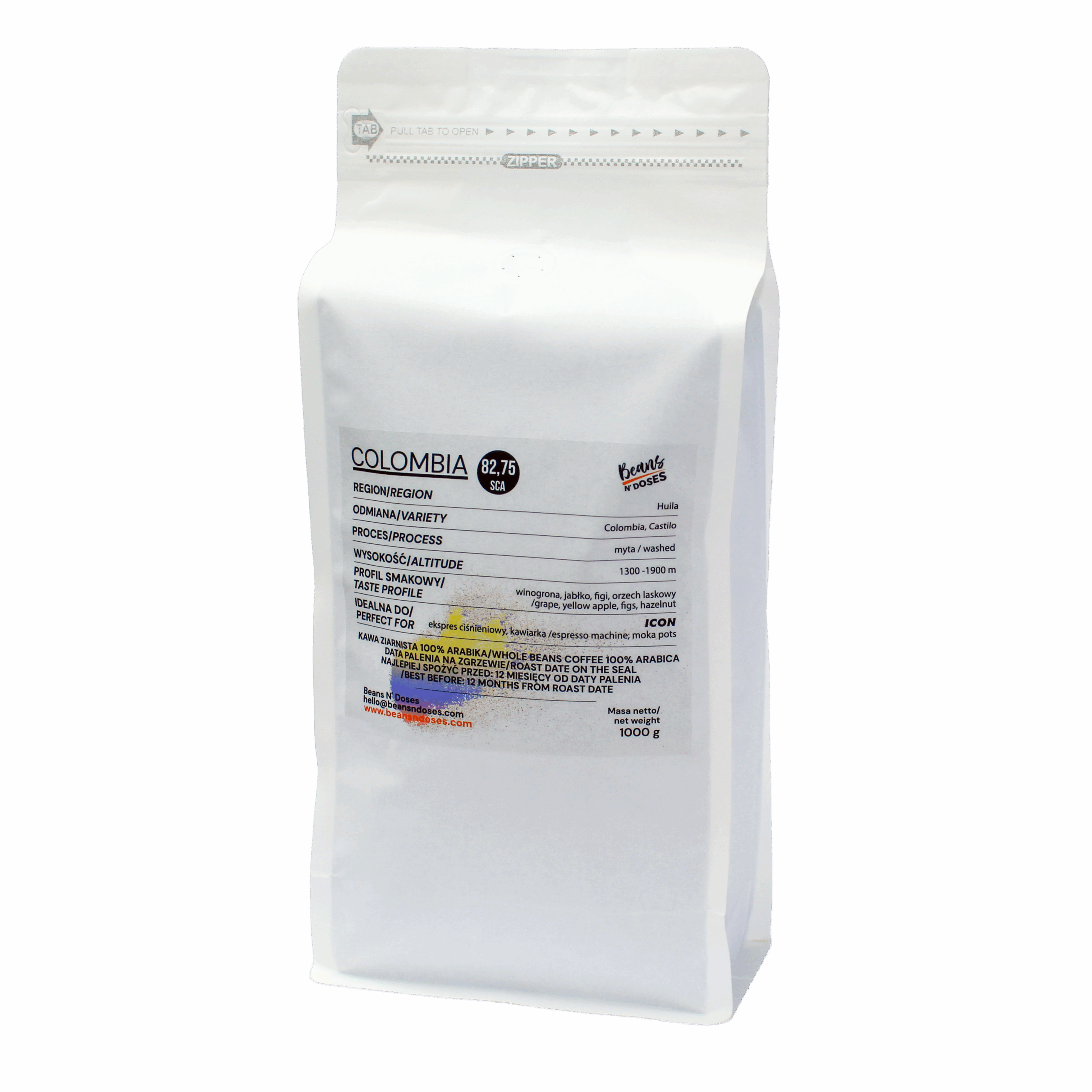 Kawa ziarnista - espresso coffee - Speciality Kolumbia Coocentral - Beanhemian Rhapsody - obrazek 4