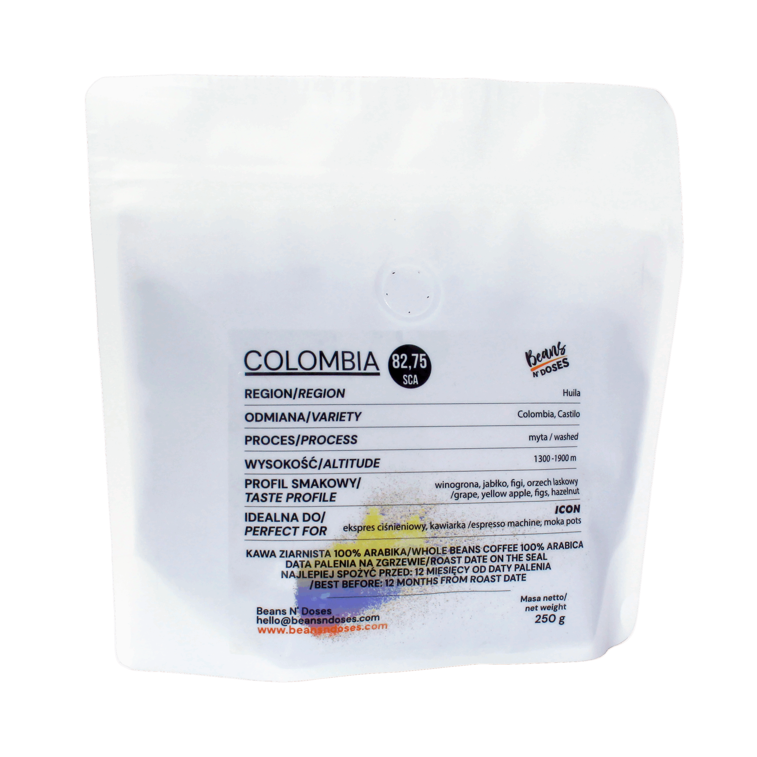 Kawa ziarnista - espresso coffee - Speciality Kolumbia Coocentral - Beanhemian Rhapsody - obrazek 2